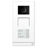 ABB-Welcome IP Video Outdoor Station, White, 3 Button